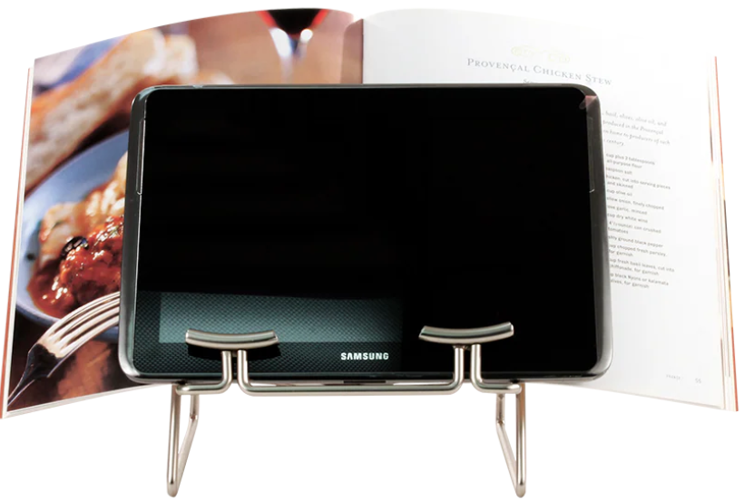 Spectrum Euro Tablet & Cookbook Stand – Satin