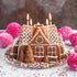 Nordic Ware Sparkling Silver Gingerbread House Cake Pan Baking Tins, Trays, Pans & Ramekins The Cooks Kitchen 