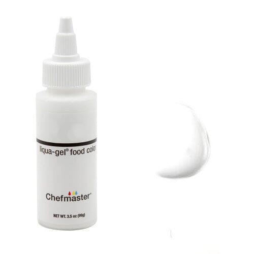 Chefmaster Liqua-gel Bright White 3.5oz-103ml Colouring The Cooks Kitchen Mandurah 