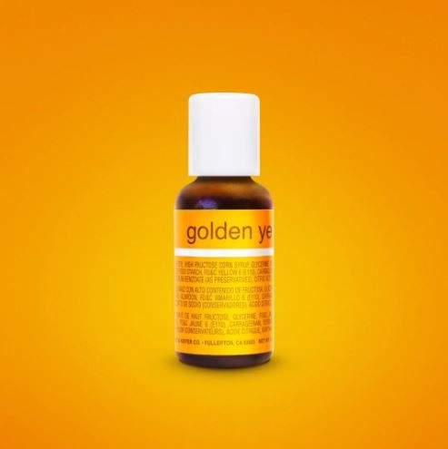 Chefmaster Golden Yellow Liqua-gel Food Coloring 20ml