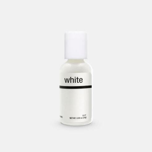 Chefmaster Bright White Liqua-gel Food Coloring 20ml Colouring The Cooks Kitchen Mandurah 