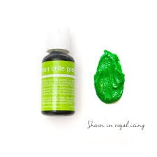 Chefmaster Liqua-gel Neon Green - 20ml Colouring The Cooks Kitchen 
