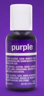 Chefmaster Liqua-gel Food Colour - Purple Colouring The Cooks Kitchen 