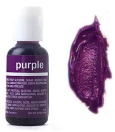 Chefmaster Liqua-gel Food Colour - Purple Colouring The Cooks Kitchen 