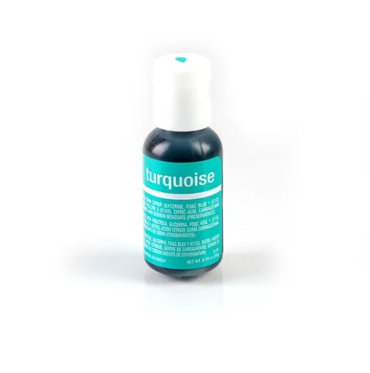 Chefmaster Liqua-gel Turquoise 0.7oz/20ml