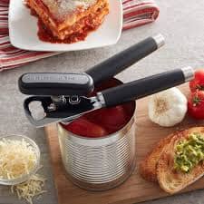 Kitchenaid Soft Touch Multi-function Can Opener - Black Can and Jar Openers The Cooks Kitchen 
