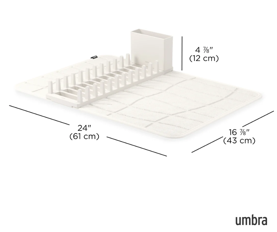 Umbra Udry Ultra Drying Rack With Mat Sand