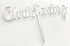Cake Craft Acrylic Cake Topper - Christening Silver