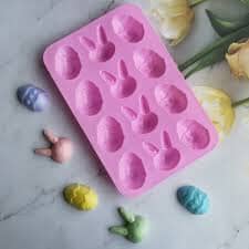 Cake Craft Easter Egg & Bunny Rabbit Silicone Mould Silicone Moulds The Cooks Kitchen 
