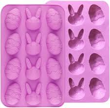 Cake Craft Easter Egg & Bunny Rabbit Silicone Mould Silicone Moulds The Cooks Kitchen 