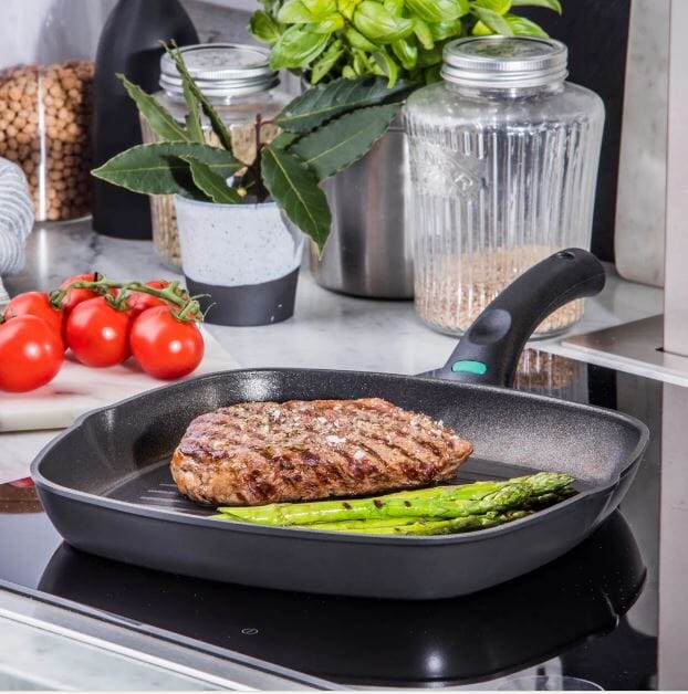 Essteele Per Salute Nonstick Induction Grill Pan 28cm Frypan - Chef Pan - Saute Pan The Cooks Kitchen 