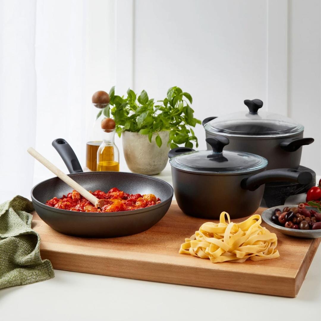 Essteele Per Benessere Ceramic Non Stick 5pc Cookware Set Non-Stick Cookware Sets The Cooks Kitchen 