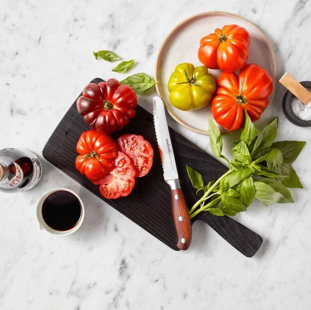 Essteele 12cm Serrated Utility Knife Utility Knives The Cooks Kitchen 