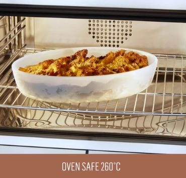 Essteele Glass Ceramic Non Stick Oven Ware 3.9l Covered Casserole Oven to Tabletop The Cooks Kitchen 