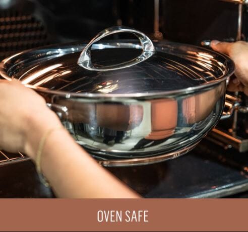 Essteele Per Vita 28cm/5.2l Sauteuse Frypan - Chef Pan - Saute Pan The Cooks Kitchen 