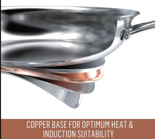 Essteele Per Vita 28cm/5.2l Sauteuse Frypan - Chef Pan - Saute Pan The Cooks Kitchen 