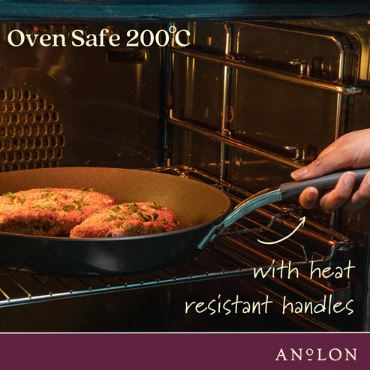Anolon Endurance+ Nonstick Induction Open French Skillet Twin Pack 20/26cm