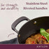 Anolon Endurance+ Nonstick Induction French Skillet 26cm And Covered Casserole 26cm/5.2l Cookware Sets The Cooks Kitchen 