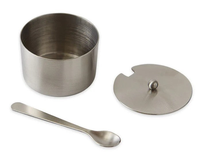 Rsvp Endurance Stainless Steel Salt Cellar With Spoon 59ml
