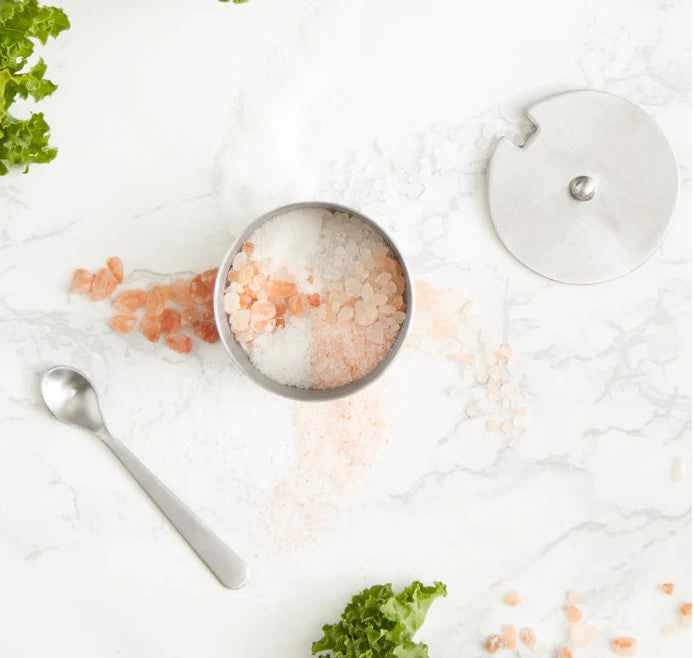 Rsvp Endurance Stainless Steel Salt Cellar With Spoon 59ml