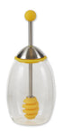 Rsvp Glass Honey Jar With Silicone Dipper