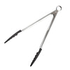 Cuisipro Silicone Locking Tongs 24cm Black