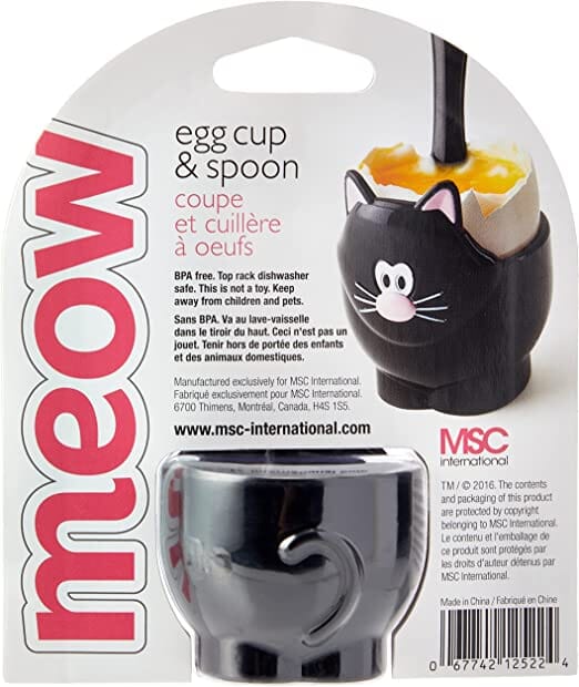 Joie Cat Egg Cup & Spoon Dinnerware Accessories The Cooks Kitchen Mandurah 