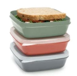 Joie Meal Pod Keepers 3pc Terracotta Lunch Bags The Cooks Kitchen 