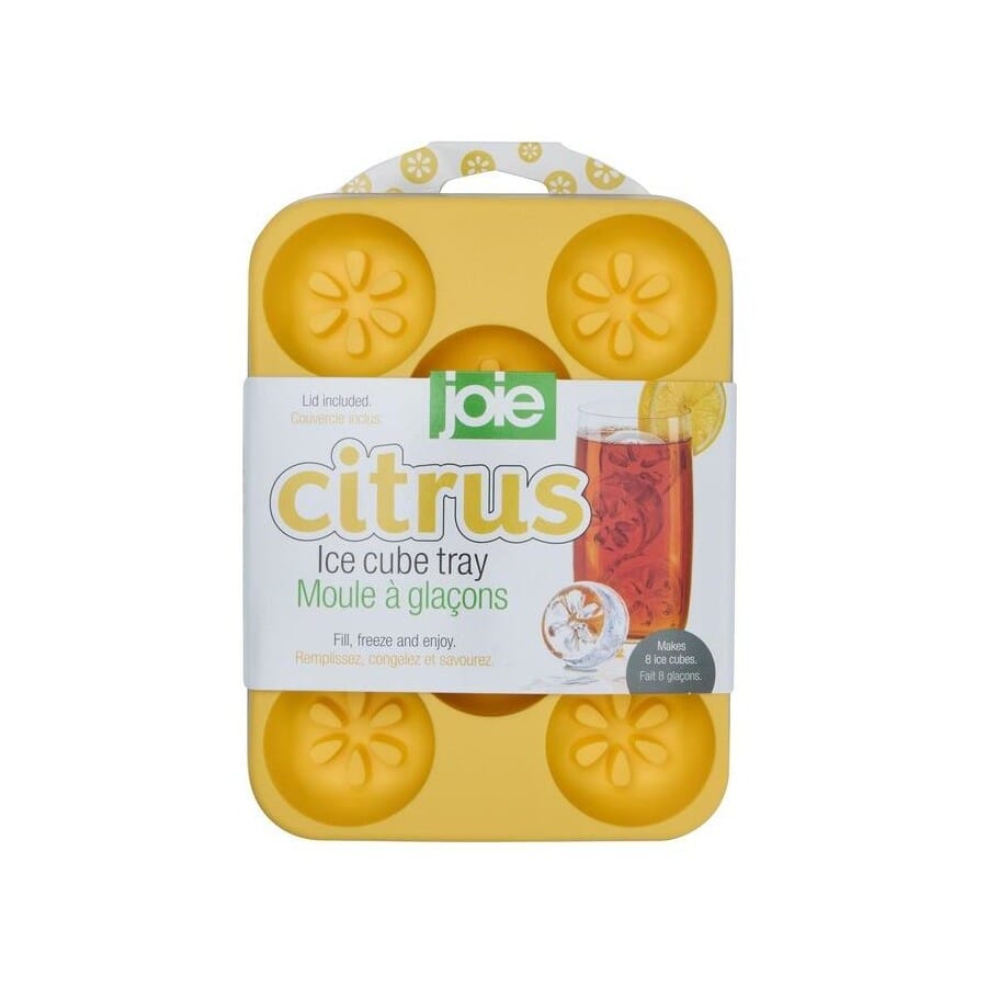 Joie Citrus Ice Cube Tray - Yellow Ice Trays - Tongs & Crushers The Cooks Kitchen 
