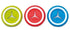 Joie Bag Sealers (red/blue/green) - 6pc Set Miscellaneous The Cooks Kitchen 