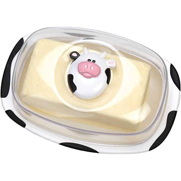 Joie Moo Moo Butter Dish 18x12.3x9cm Dinnerware Accessories The Cooks Kitchen Mandurah 
