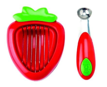 Joie Strawberry Hull & Slice Corers & Graters The Cooks Kitchen 