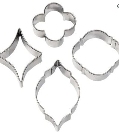 Fondant Cut-outs Set - Geometric Fondant Cutters The Cooks Kitchen 