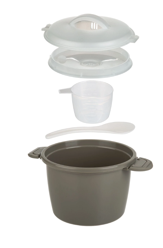 Progressive Prep Solutions 1.4l Microwave Rice Cooker Food/vegetable Steamer Set