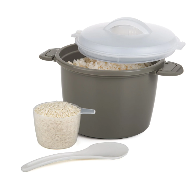 Progressive Prep Solutions 1.4l Microwave Rice Cooker Food/vegetable Steamer Set