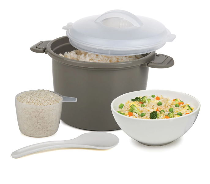 Progressive Prep Solutions 1.4l Microwave Rice Cooker Food/vegetable Steamer Set