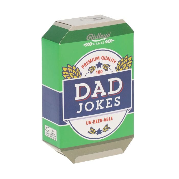 Ridleys 100 Dad Jokes Multi-coloured 6.6x3x10.9cm Novelty Gifts The Cooks Kitchen 