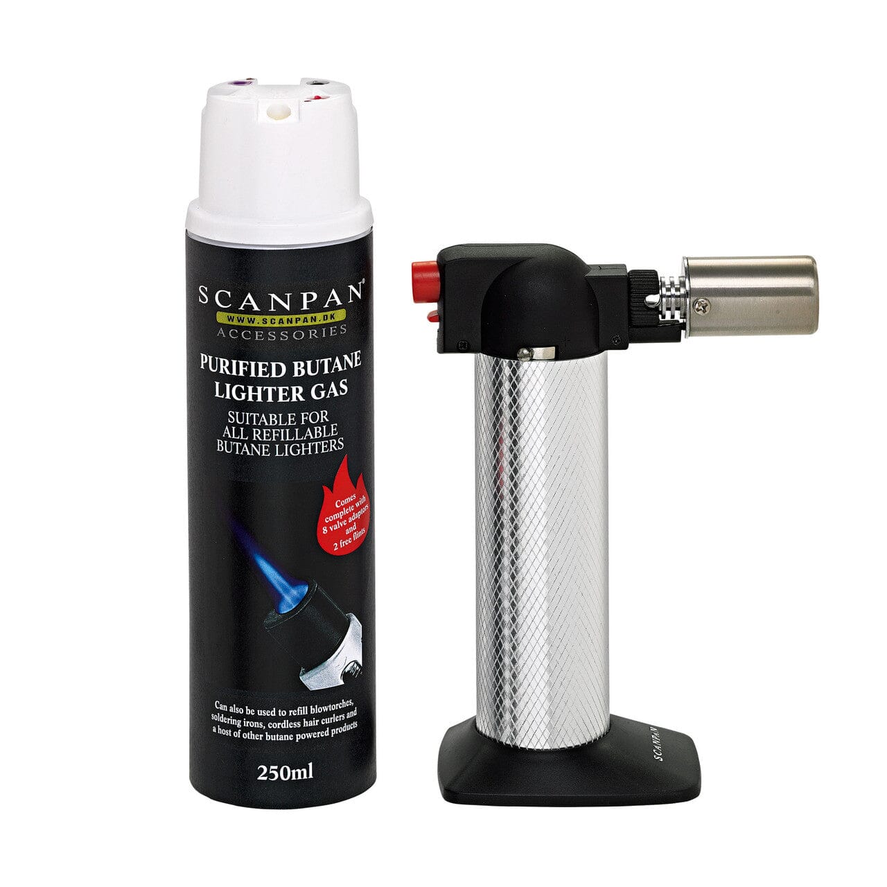 Scanpan Classic Chef's Torch & Butane 250ml Blowtorches The Cooks Kitchen 