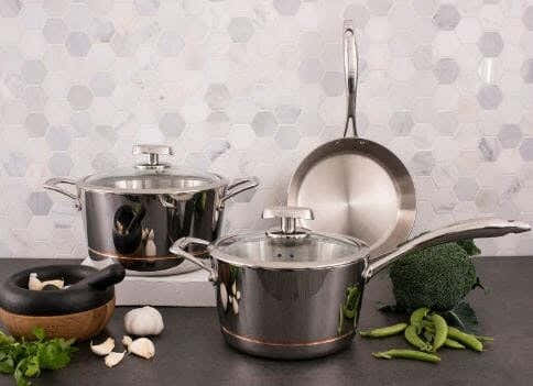 Scanpan Axis 26cm Saute Pan Frypan - Chef Pan - Saute Pan The Cooks Kitchen 