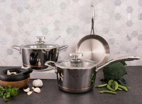 Scanpan Axis 30cm Saute Pan Frypan - Chef Pan - Saute Pan The Cooks Kitchen 