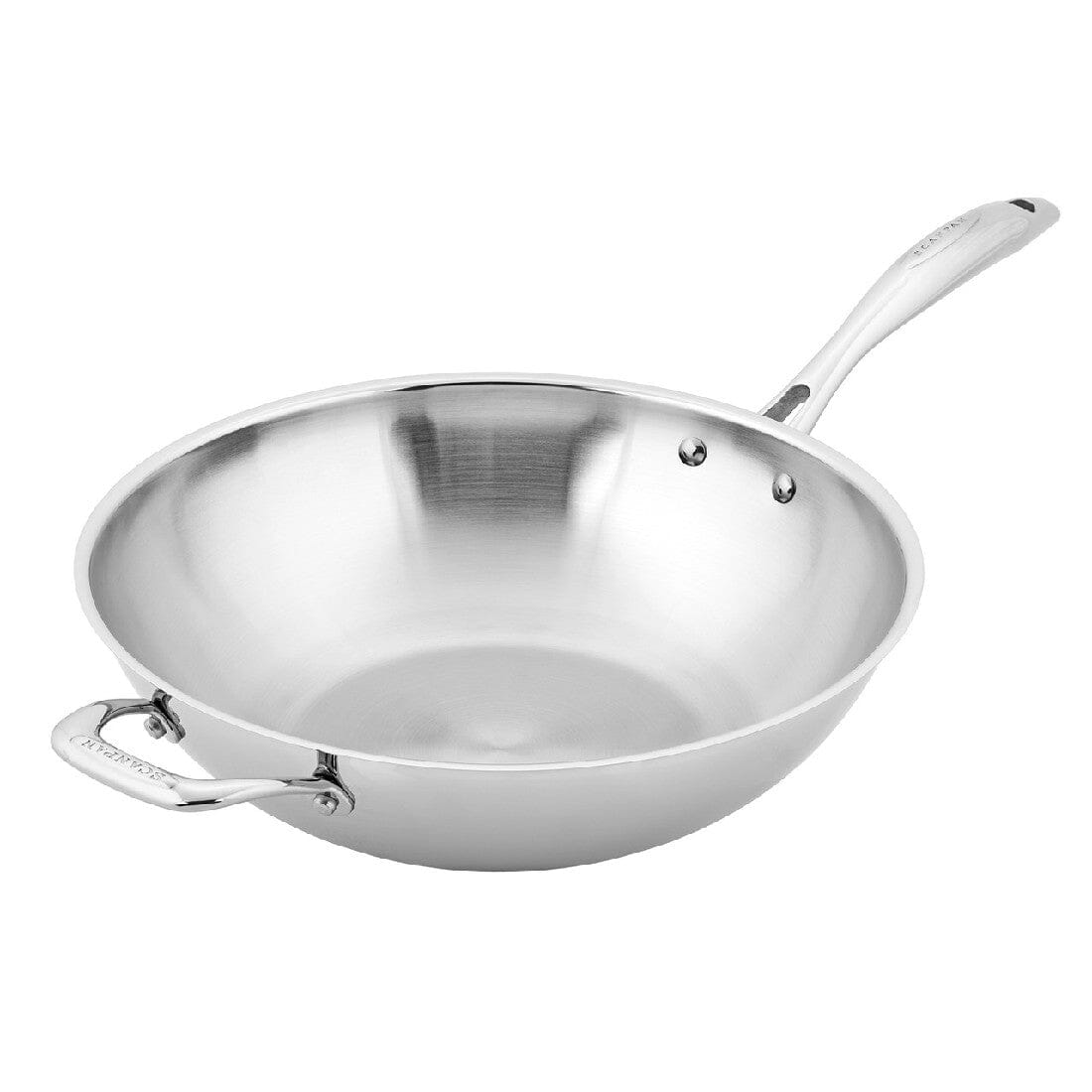Scanpan Sts Wok No Lid 32cm Woks & Stirfrys The Cooks Kitchen Mandurah 