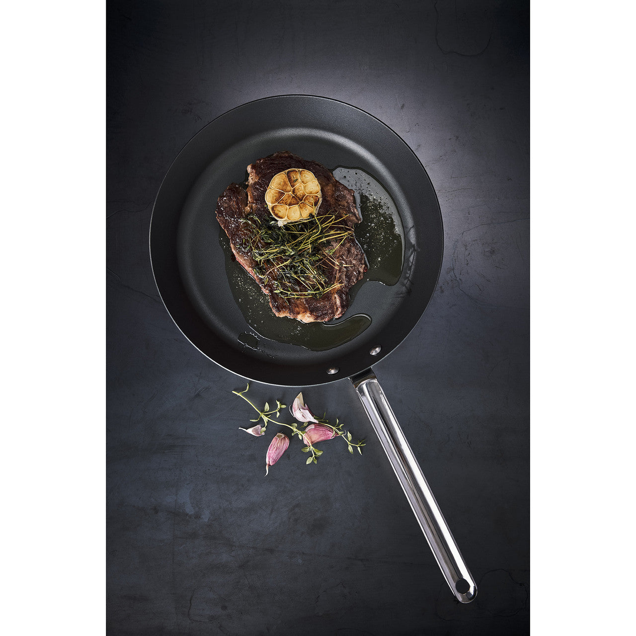 Scanpan Black Iron Carbon Steel Frypan 30cm