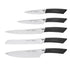 Scanpan Sax 6pc Acacia Block Knife Set - With Sharpener