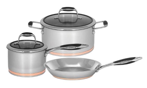 Scanpan Coppernox Complete Starter Set 3pc Cookware Sets The Cooks Kitchen 
