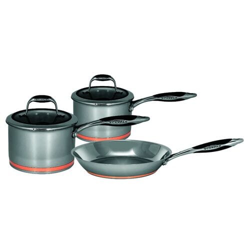 Scnapan Coppernox Cookware Starter Set 3pc Stainless Steel Cookware Sets The Cooks Kitchen 