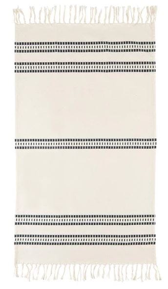 Tea Towels -natural & Black Set Of 2 Tea Towels The Cooks Kitchen 