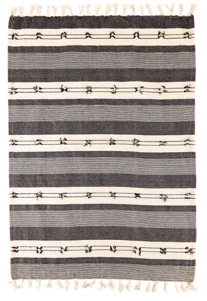 Teatowel - Black/natural Tea Towels The Cooks Kitchen 