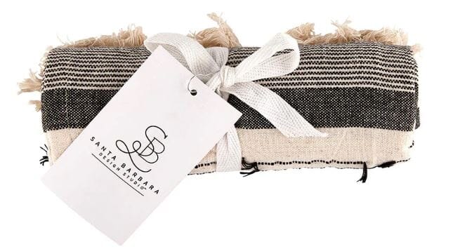 Teatowel - Black/natural Tea Towels The Cooks Kitchen 