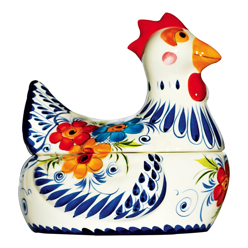 Il Porto Chicken Box - Flowers Cheese & Egg Storage The Cooks Kitchen 