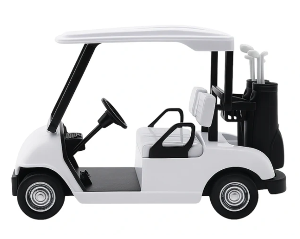 Iconic Cake Art Golf Cart Deco Set